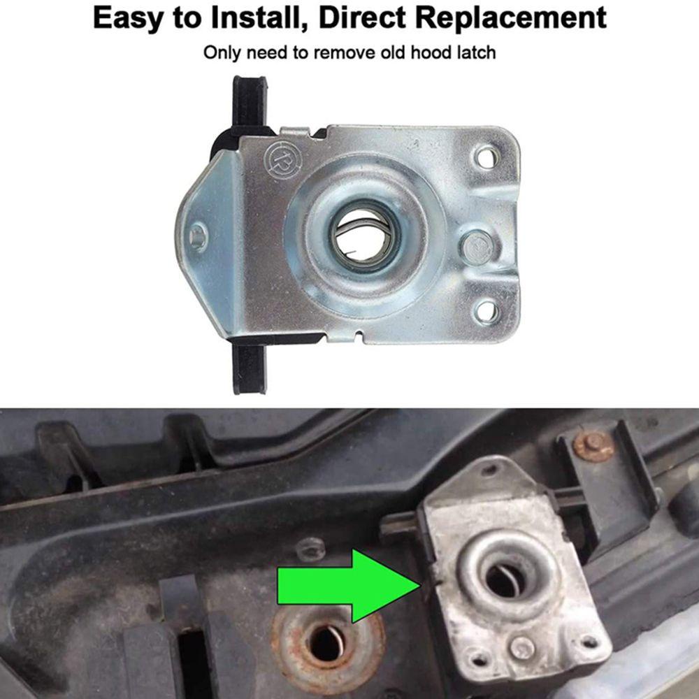 Chốt Khóa Mui Xe Hơi Bằng Nhôm Siêu Bền Tiện Dụng Cho BMW E39 / E46 / E53 1995-2006
