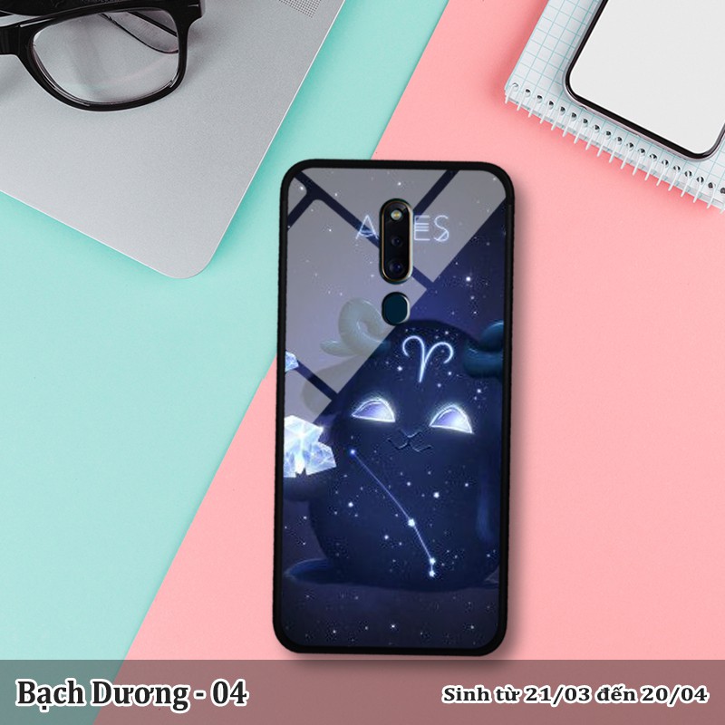 Ốp kính OPPO F11 Pro in cung hoàng đạo