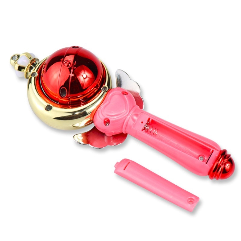 Sailor MOON Magic Wand Stick Rob Cosplay Nhiều Âm thanh & Đèn 19cm