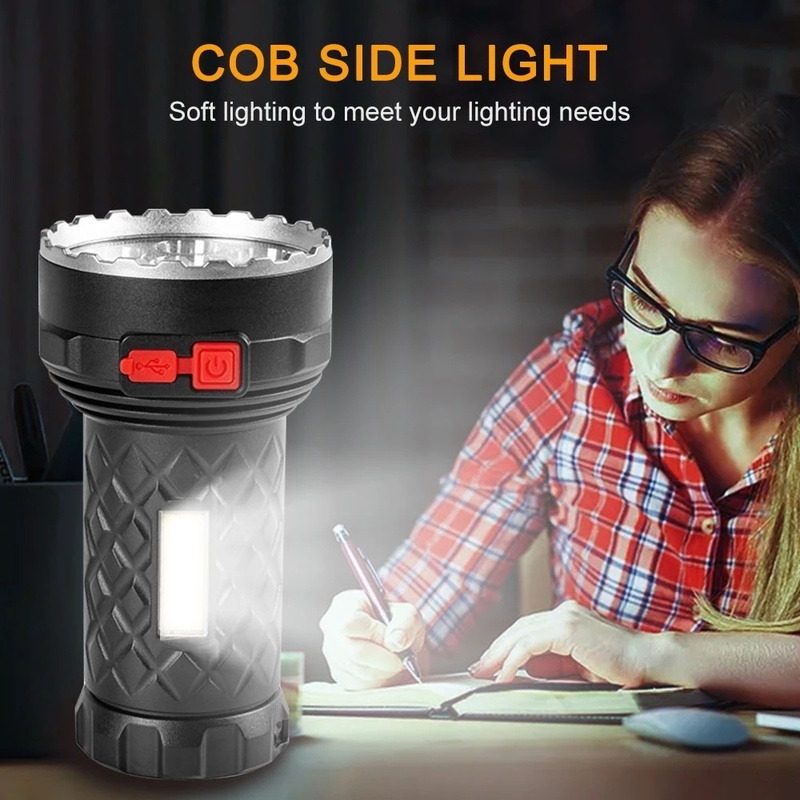 Đèn pin cầm tay 7 bóng led siêu sáng chống thấm nước cho các hoạt động ngoài trời