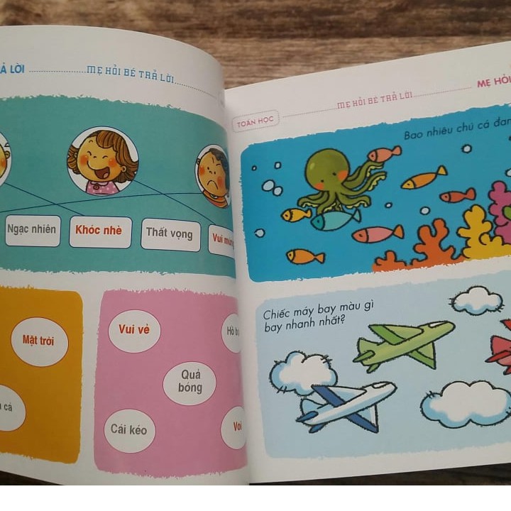 Sách - Mẹ hỏi bé trả lời - Combo 4 cuốn tái bản 2023