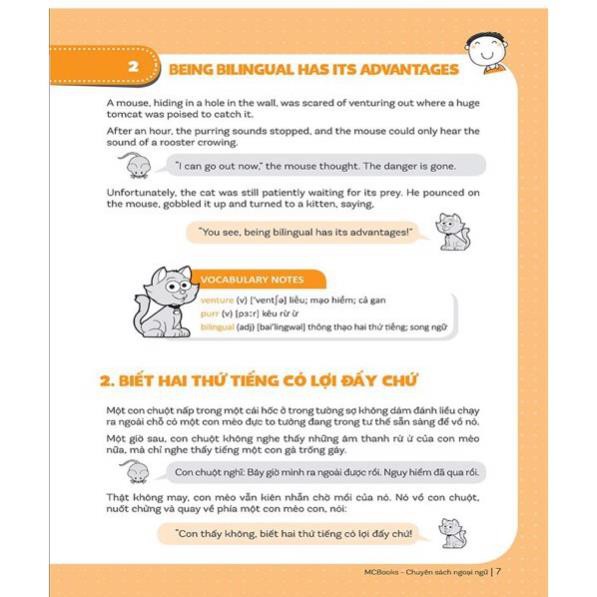 Sách Self-study English - Funny Stories for you - Tự học giao tiếp tiếng Anh qua truyện cười Tặng Bookmark