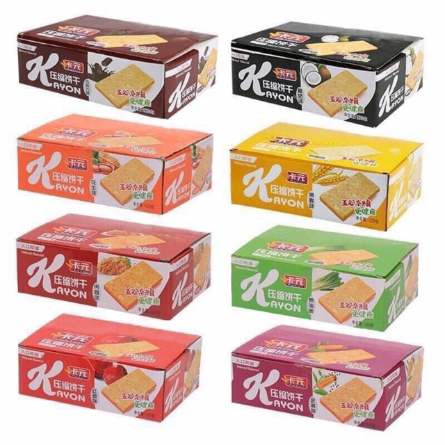 1 Hộp lương khô Kayon mix đủ vị (Hộp 20 phong)