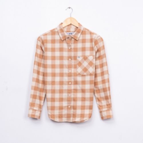 Áo sơ mi YODY nữ dài tay, sọc kẻ caro SMN4494 | BigBuy360 - bigbuy360.vn