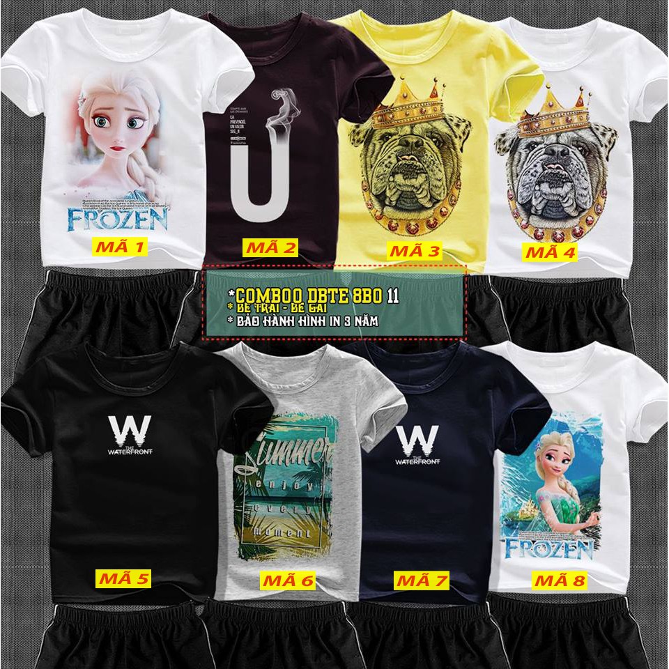 AQ ⚡️ Freeship ⚡️ - Cho Bé Yêu ❤️ Quần Áo Bé Gái Mềm Mịn In Hình 3D Cực Đẹp Trending 2020