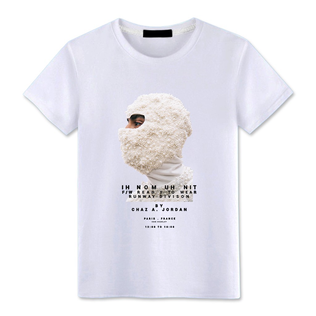 Áo thun unisex ngắn tay không cổ in hình MẶT NGƯỜI NAM - Bộ sưu tập áo phông mặt người thời trang | BigBuy360 - bigbuy360.vn