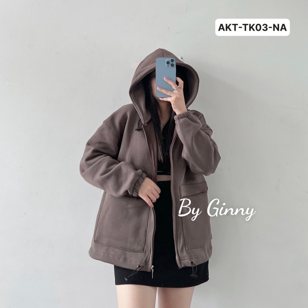 ÁO KHOÁC THUN XUẤT CHỐNG NẮNG TÚI ZIP |Thời Trang | Phong Cách | GinHouse Shop