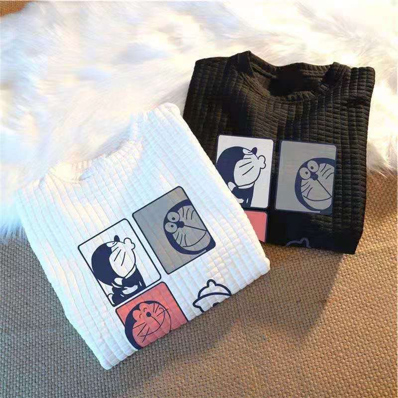 Áo Sơ Mi Ngắn Tay Họa Tiết Hoạt Hình Cá Tính Theo Phong Cách Hongkong