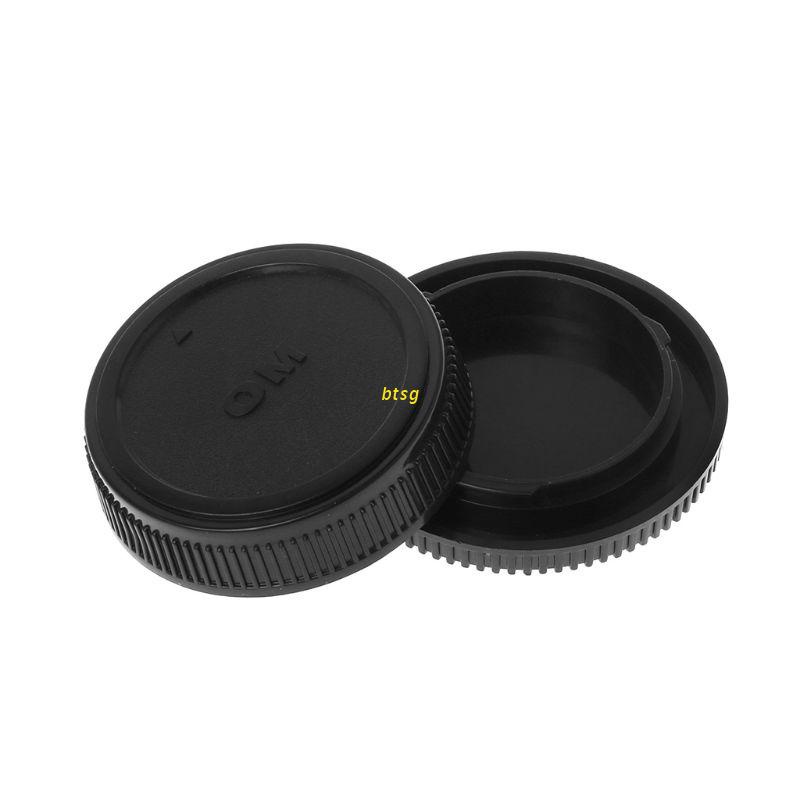 Nắp bảo vệ ống kính máy ảnh sau bằng nhựa màu đen chống bụi cho Olympus OM | WebRaoVat - webraovat.net.vn
