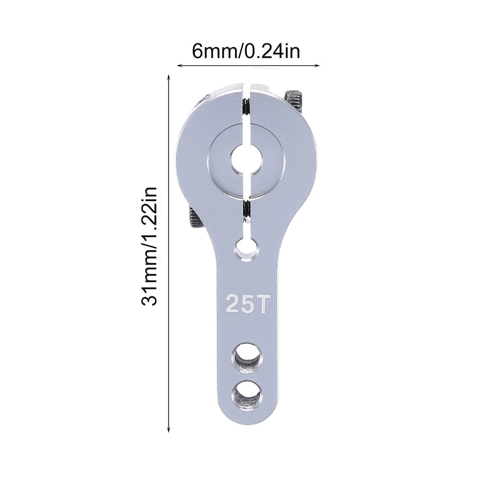 Cánh Tay Servo 25T M3 Bằng Kim Loại Cho Futaba Savox Xcore HL HSP HD Power MG995 MG996R E9001