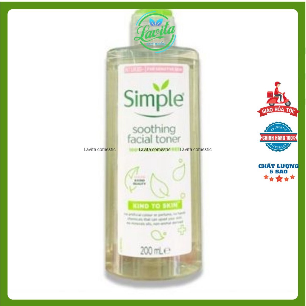 Nước Hoa Hồng Simple Soothing Facial Toner ( mẫu mới)