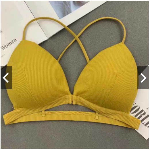 ÁO Bra gân cài trước dây mảnh 5027