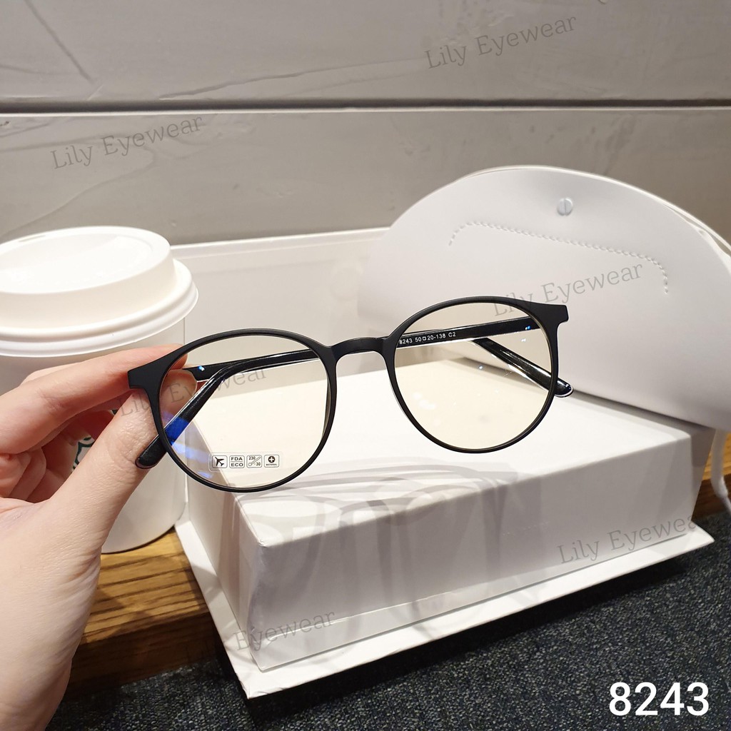 Gọng kính cận nhựa dẻo dáng tròn Nobita 8243 - Gọng cận nhựa dẻo cao cấp
