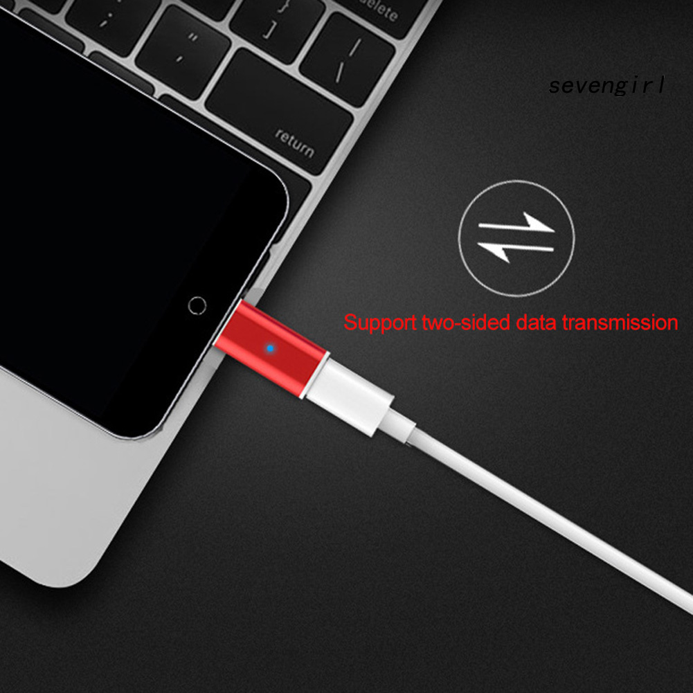 Đầu Chuyển Đổi Từ Sev- Magnetic Micro Usb Sang Type-C 8pin Cho Android Iphone