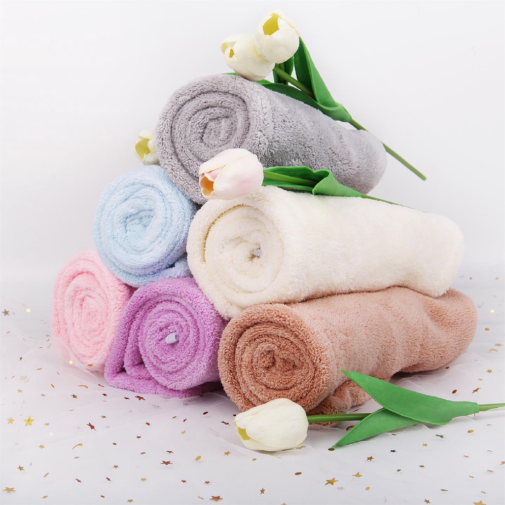 Khăn trùm lau khô tóc tiện dụng