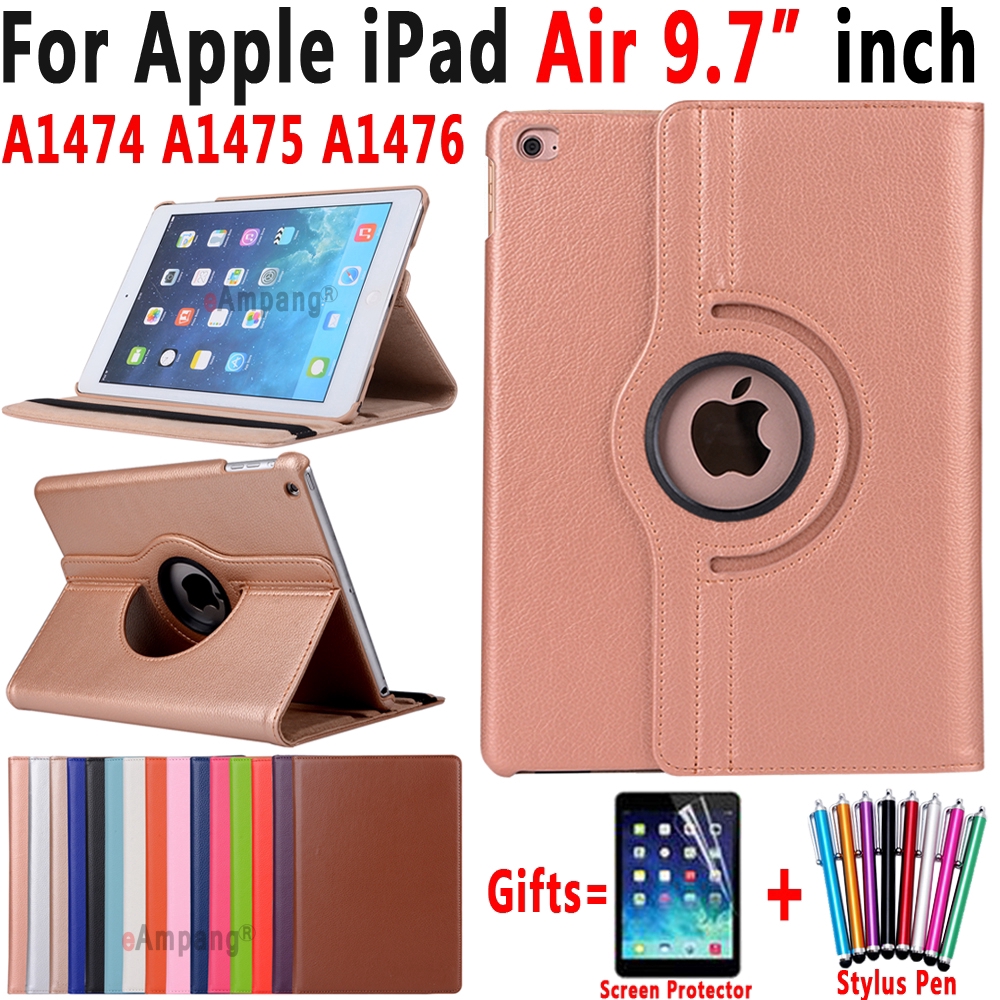 Bao da máy tính bảng xoay 360 độ chế độ ngủ tự động cho Apple iPad Air 1 iPad 5 9.7