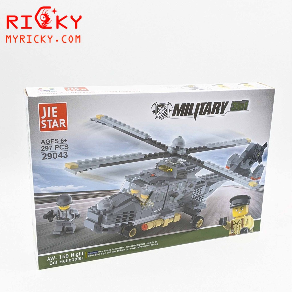 Bộ xếp hình lắp ráp máy bay trực thăng