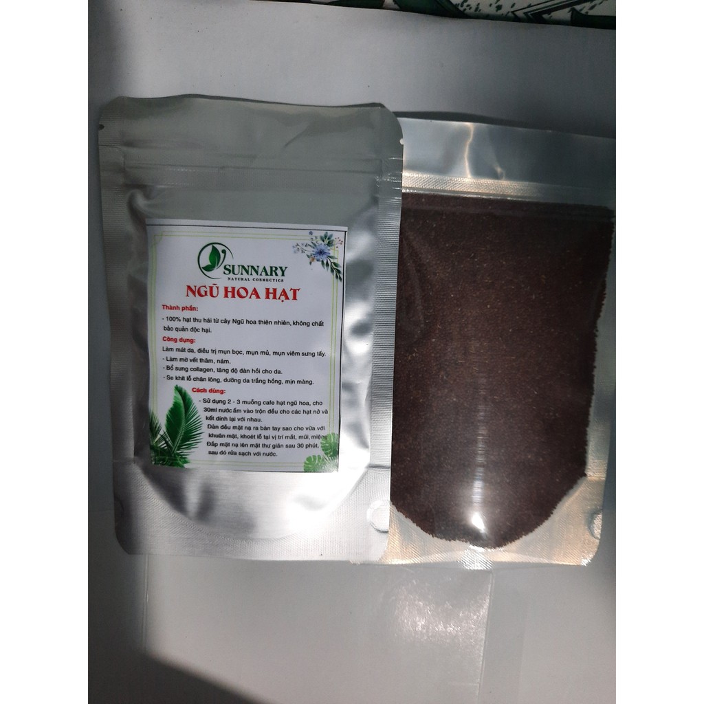 Hộp ngũ hoa hạt spa handmade 100gr