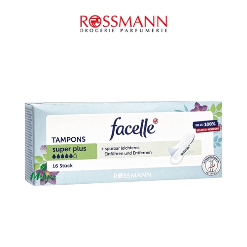 Tampon băng vệ sinh Facelle hàng Đức chính hãng, đủ size - Shop Melyca