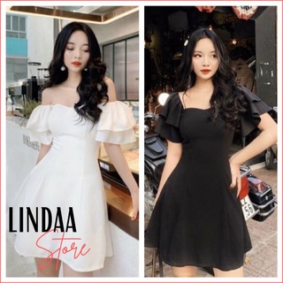 ĐẦM DỰ TIỆC TRỄ VAI BÈO TẦNG SIÊU XINH