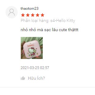 Sạc Dự Phòng Siêu Cute - Doremon - Hello Kitty (Có Kèm Dây Đeo)