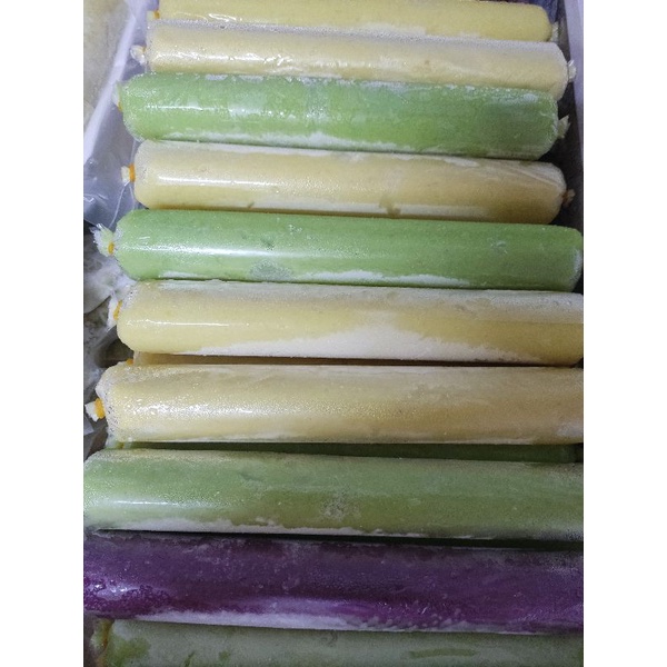 Xôi cây chiên phồng chưa cắt khúc