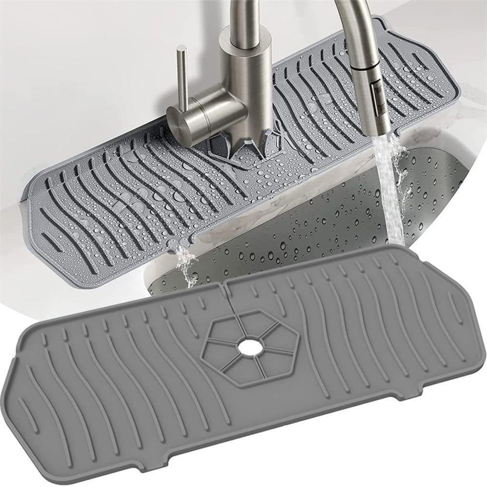 KUNHEV Tấm Lót Gắn Vòi Nước Bồn Rửa Chén Chống Văng Nước Tiện Dụng