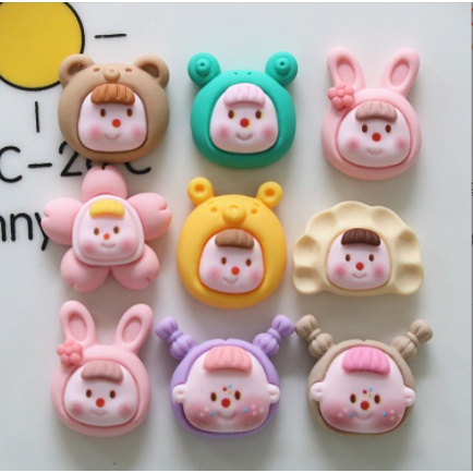 Set 5 Phụ Kiện Trang Trí Giày Hình Hoạt Hình Dễ Thương