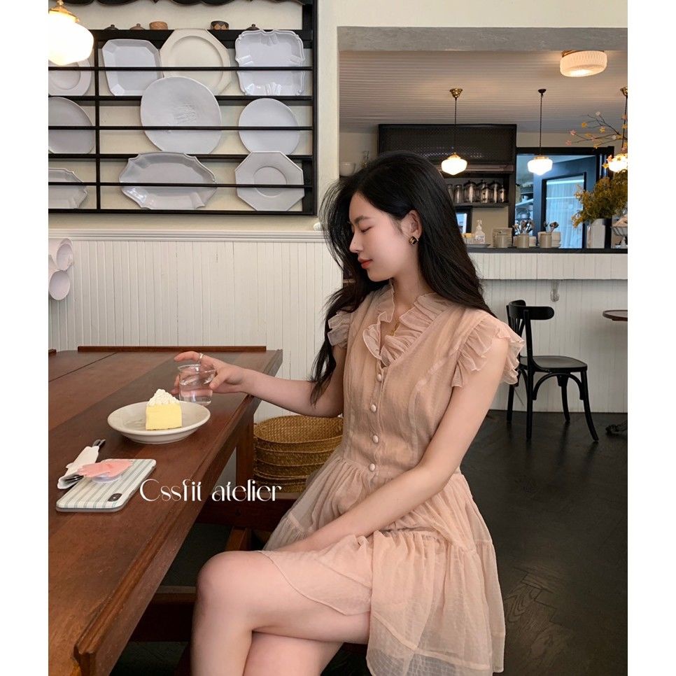 Đầm Ren Hồng Thiết Kế Cổ Tích Phong Cách Mới 2022 Dành Cho Bé Gái