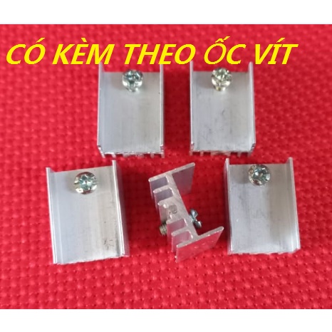 Tản Nhiệt Nhôm 78XX  79XX (21x15x10mm) Có Kèm Ốc Vít