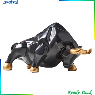Tượng điêu khắc hình chú bò tót tùy chọn kiểu dáng trang trí phong thủy