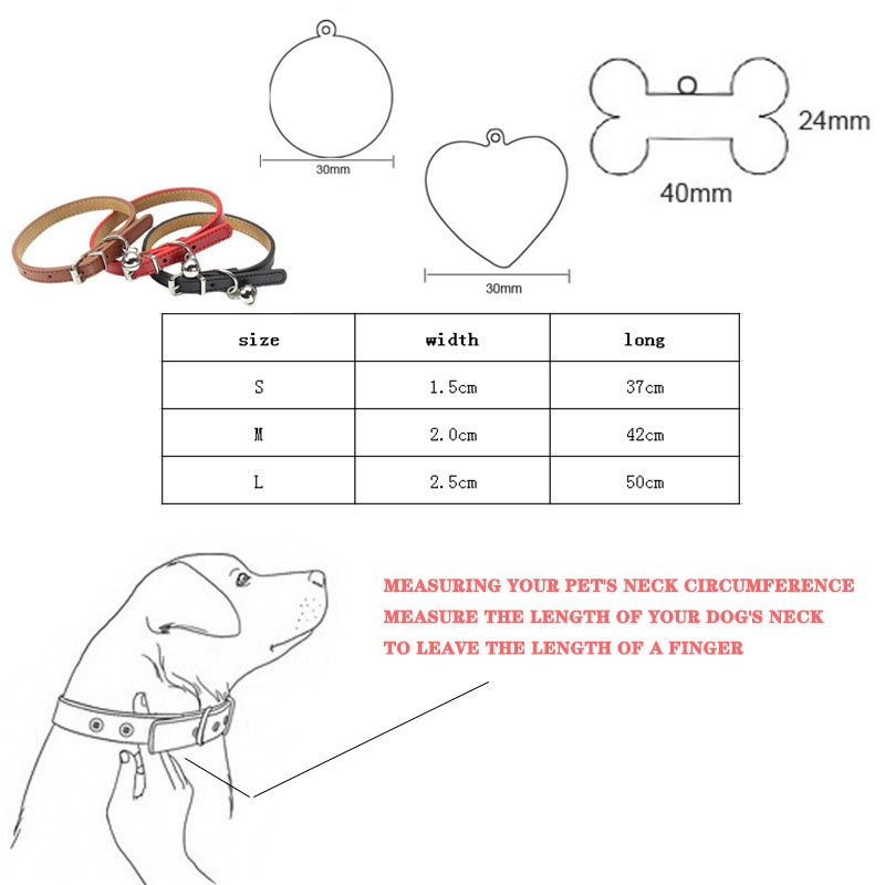 PU Da Vòng Cổ cho Mèo & Chó +Vòng cổ cho Chó  - Vòng cho chó to lớn Y1-5