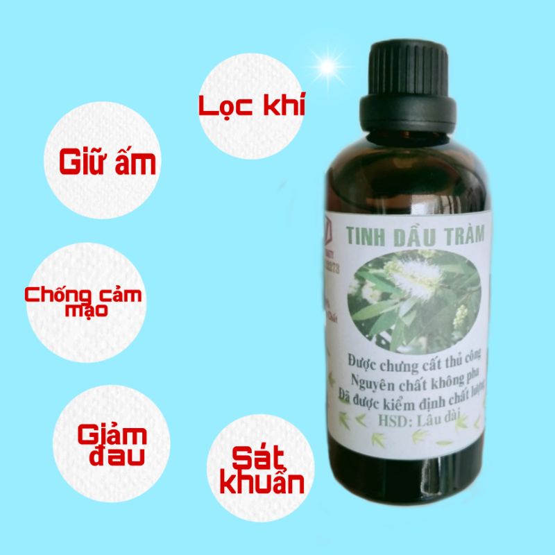 100ml DẦU TRÀM CHUẨN  - BÌNH ỔN GIÁ NHÉ MN