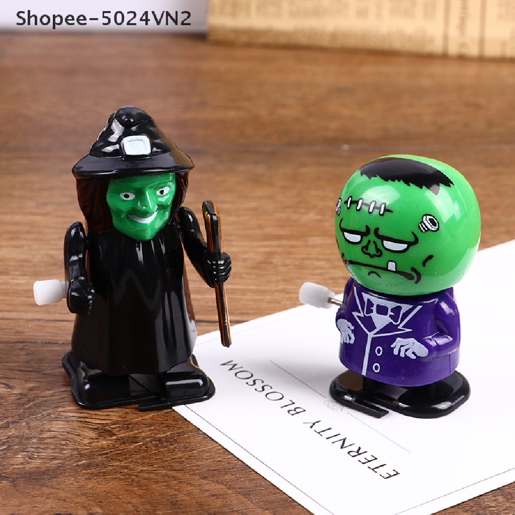 [Mới &amp; Halloween &amp;] Đồ Chơi Lên Dây Cót Hình Mắt Bí Ngô Phù Thủy Ma Cà Rồng Nhảy Múa Đi Bộ Cho Tiệc
