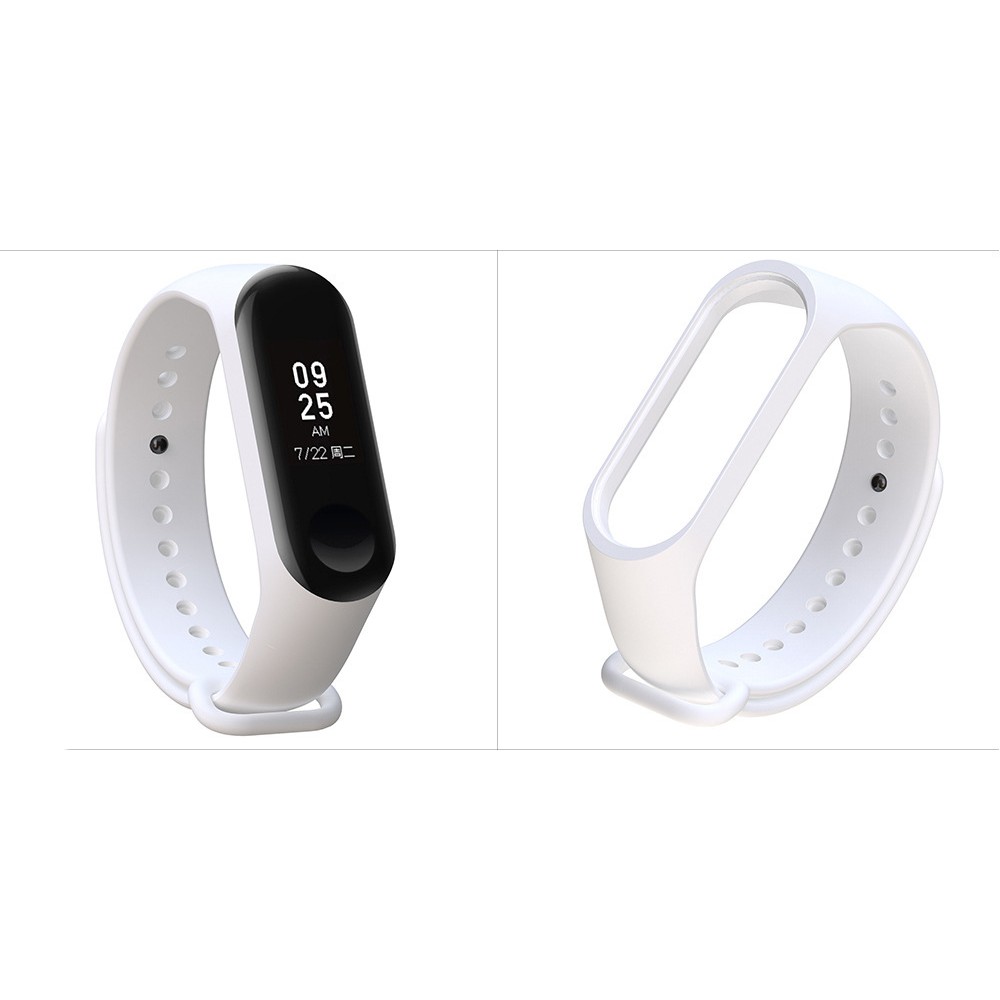 15 màu sắc dây đeo cổ tay cho Xiaomi Mi Band3, Miband 3, Miband 4 miband4 Silicone