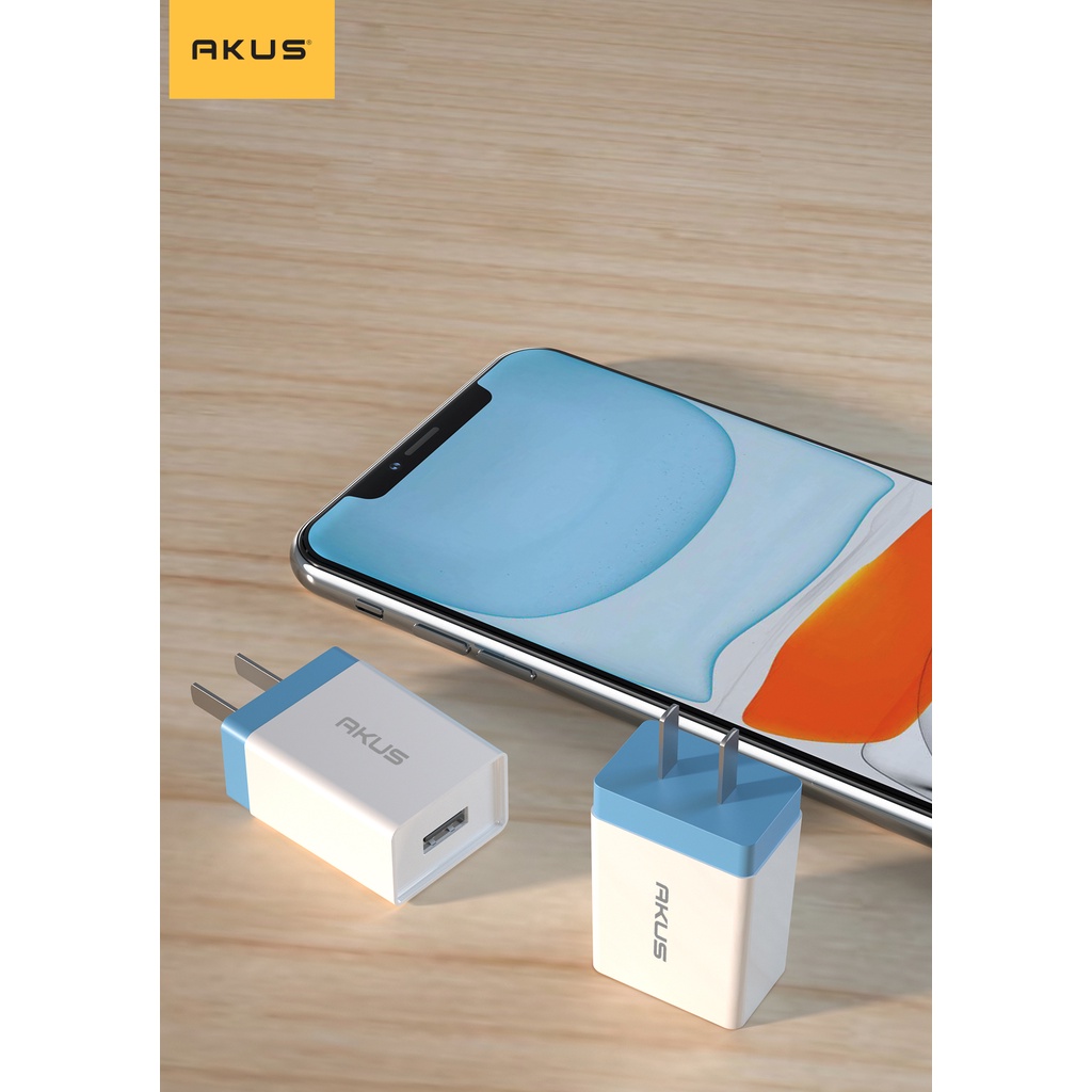 CỦ SẠC AKUS 2.4A - S39 Hàng chính hãng - Bảo hành 12 tháng - Akus