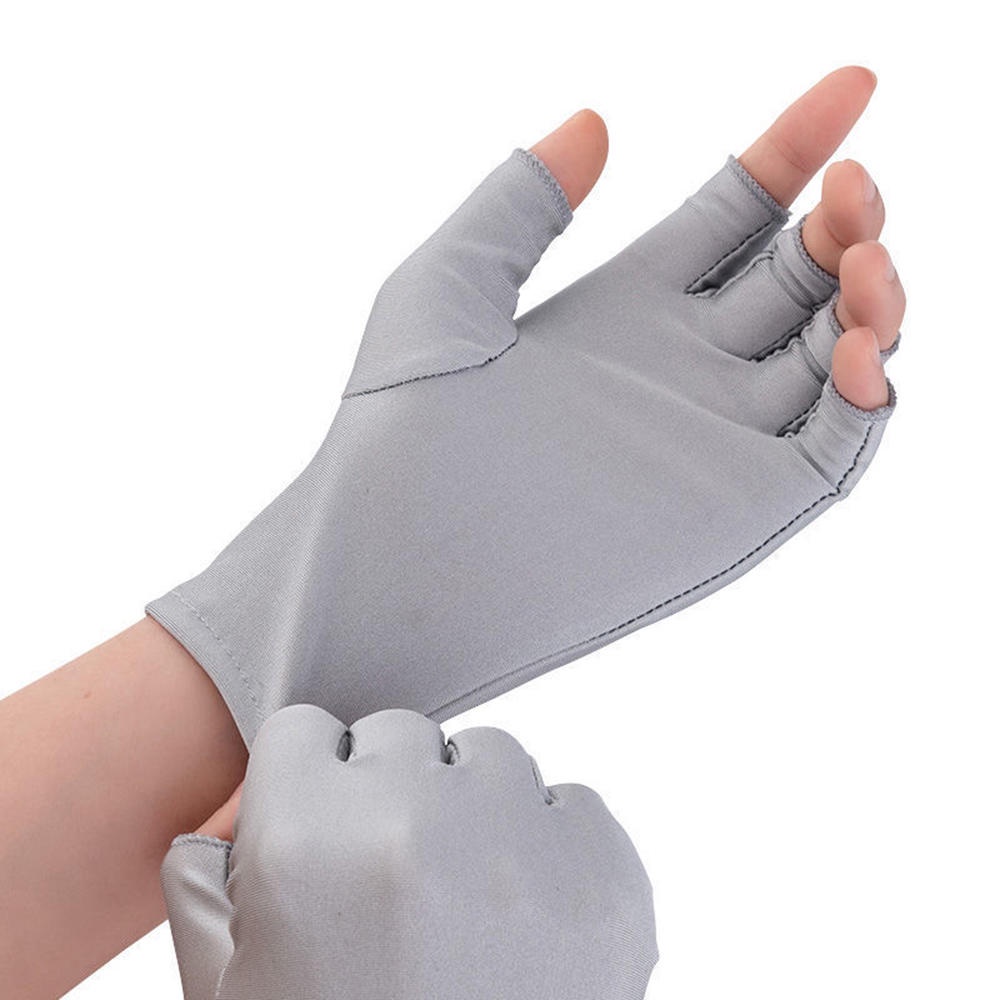 Găng Tay Nửa Ngón Chống Nắng Hở Ngón Thoáng Khí