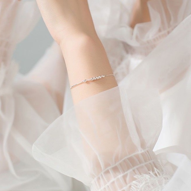 Lắc tay bi bạc 950 cao cấp 🌼YN JEWELRY