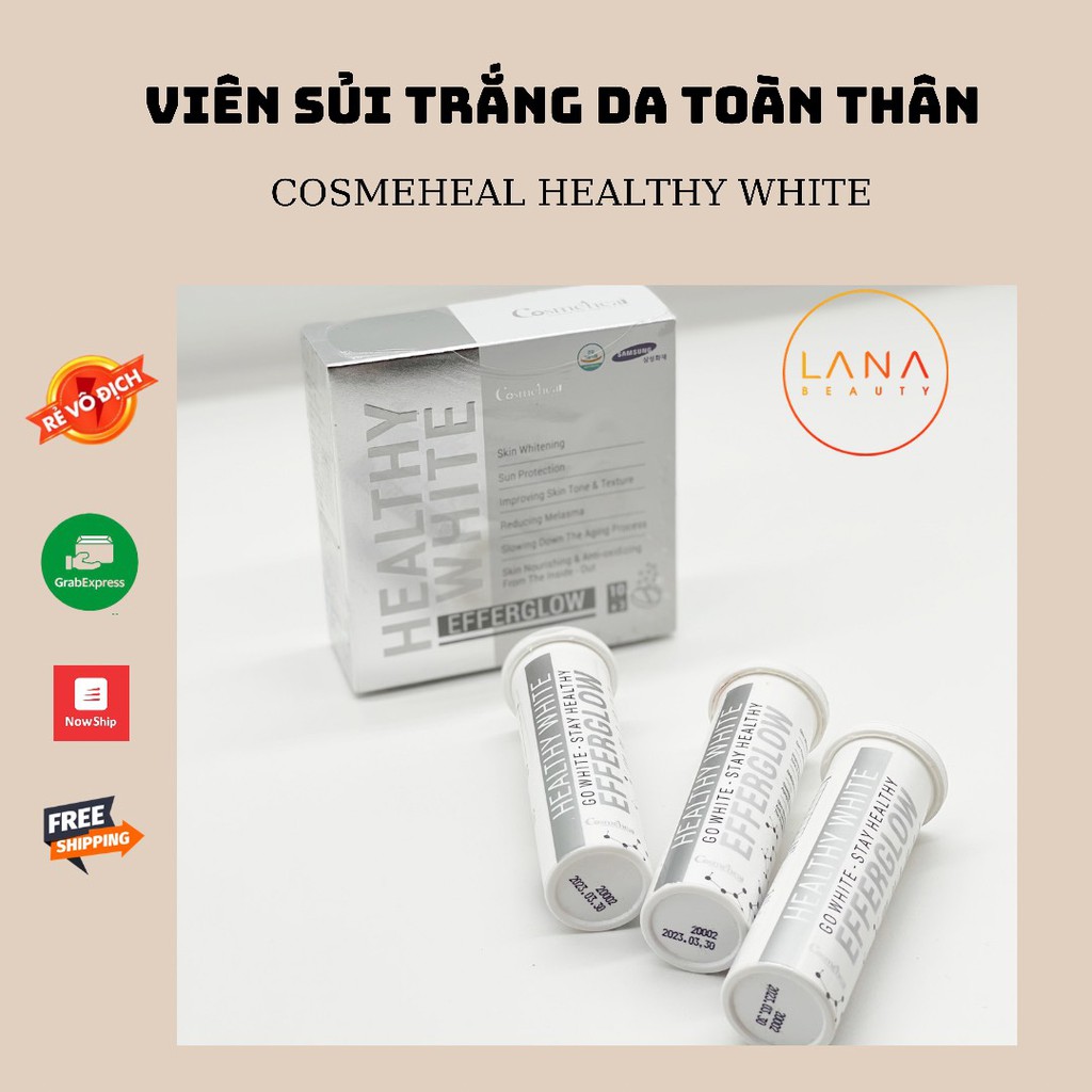 Viên sủi trắng da , mờ nám Efferglow Cosmeheal | BigBuy360 - bigbuy360.vn