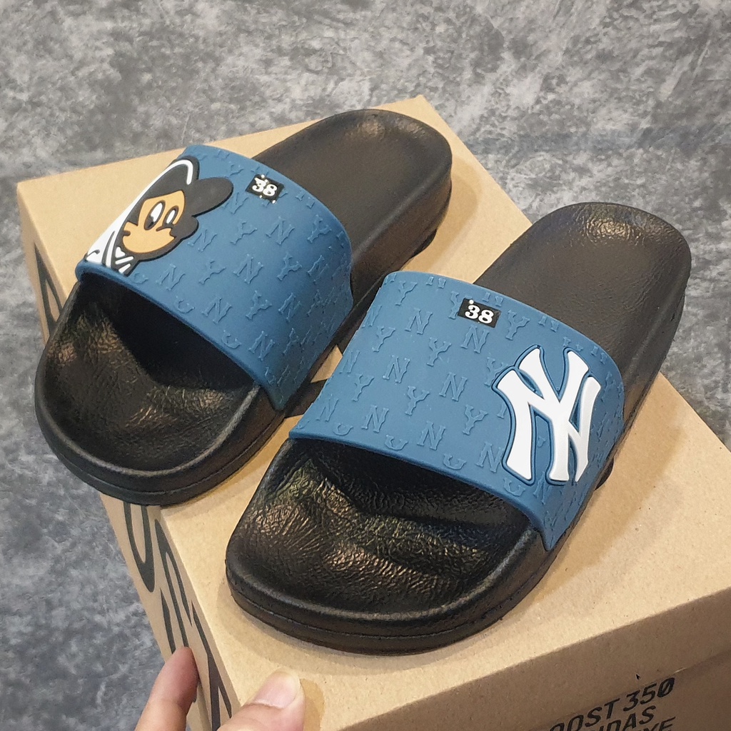 Dép quai ngang nữ NY-Mickey bản mới 2022 - dép nữ mùa hè hot trend Hàn Quốc