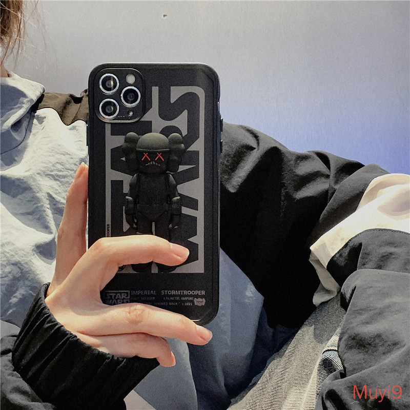 Ốp điện thoại TPU in hình Kaws & Star Wars cho Iphone 12 11 Promax X Xs max Xr 8 SE2 7 Plus | BigBuy360 - bigbuy360.vn