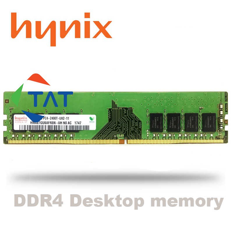 RAM SK Hynix 4GB DDR4 Bus 2400MHz 1.2V PC4-2400 Chính Hãng Dùng Cho Máy Tính Để Bàn PC Desktop Bảo Hành 36 Tháng 1 Đổi 1