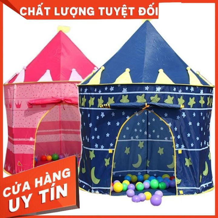 Lều công chúa hoàng tử cho bé yêu - lều chơi nhà chòi cổ tích lều đựng bóng cho bé [XẢ KHO]