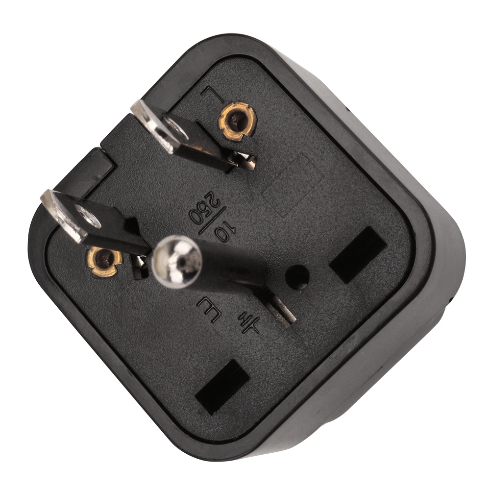 Lesonss Universal-EU UK AU to US USA Canada AC Travel Power Plug Adapter Converter