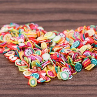 nail đất sét trang trí hình trái cây