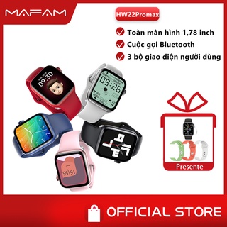 Set đồng hồ thông minh Iwo Hw22Promax màn hình vuông 1.78 inch chống nước IP67