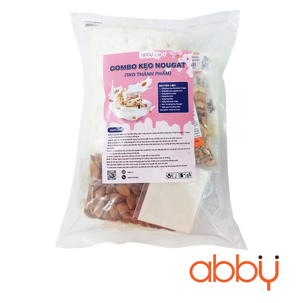 Combo làm kẹo nougat đặc biệt