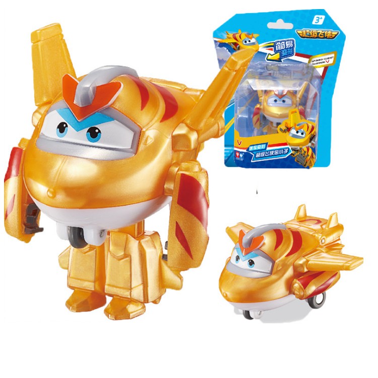 Super wings đội bay siêu đẳng mô hình nhân vật Goldenboy tốc độ bằng nhựa cao cấp