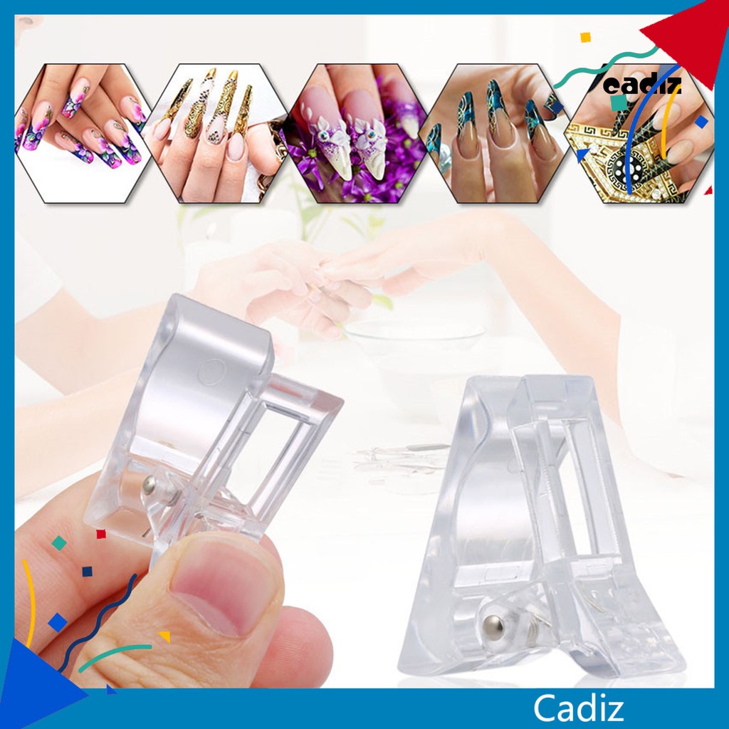 [Hàng mới về] Dụng Cụ Kẹp Hỗ Trợ Định Hình Cố Định Móng Nối Tiện Lợi