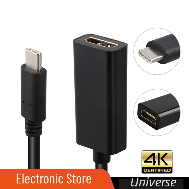 Cáp Chuyển Đổi Usb-C Type-C Sang Hdmi Hdtv Cho Samsung S9 S8 Note 8 Macbook